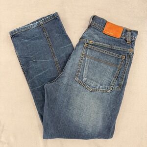 Vintage Sean John Denim Jeans Dark Wash Baggy Wide Leg Mens size 30